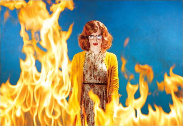 Jessica Chastain as the Fire Starter